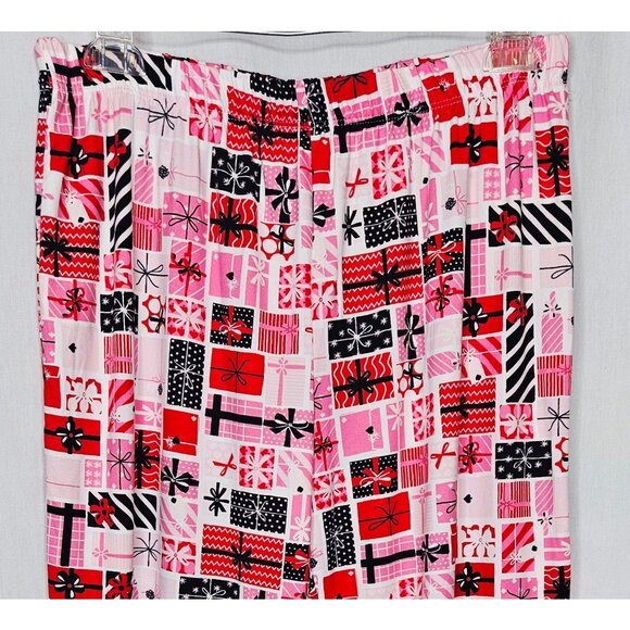 Kate Spade Holiday Gift Print Pajama Set Women's Long Sleeve Top & Pants Medium - Picture 8 of 12